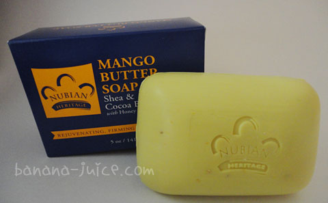 Nubian Heritage(ヌビアンヘリテージ) マンゴーバター石鹸 141g